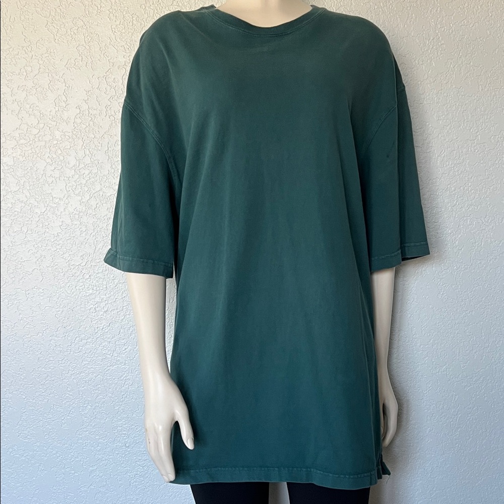 Duluth Trading Co Green Longtail Tee Relaxed Fit Men’s Large